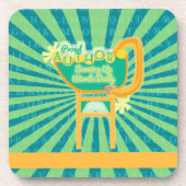 Dessous-de-verre Proud Author Retro Style Diner Signe (Devant)