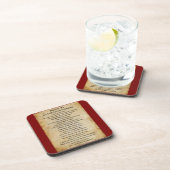 Dessous-de-verre Psalm 23 { NHEB version.} (Côté Droit)