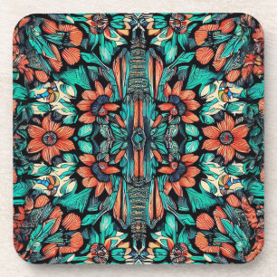 Dessous-de-verre Psychédélique hawaïenne