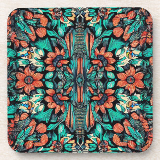 Dessous-de-verre Psychédélique hawaïenne