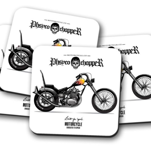 Dessous de verre Psycho Chopper | Ensemble de Dess