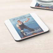 Dessous-de-verre Publicité Chesterfield Cigarettes vintage (Côté gauche)