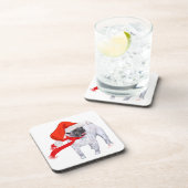 Dessous-de-verre Pug de Christmas (Côté Droit)