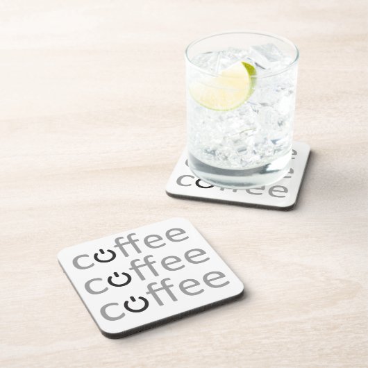 Dessous-de-verre Puissance de café (Côté Droit)