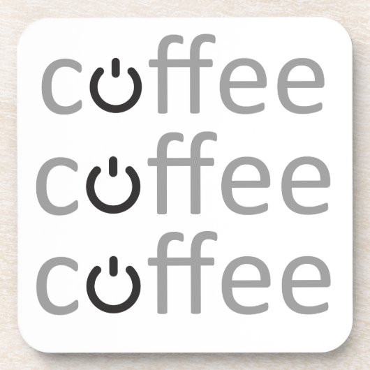 Dessous-de-verre Puissance de café (Devant)