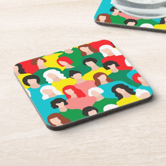 Dessous-de-verre Puissance des filles (Côté gauche)