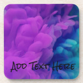 Dessous-de-verre Purple et Blue Digital Smoke (Devant)