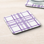 Dessous-de-verre Purple Stripes Pattern  (Côté gauche)