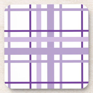 Dessous-de-verre Purple Stripes Pattern 