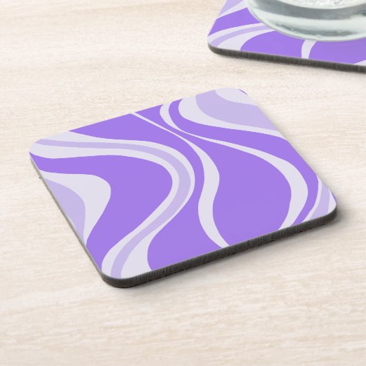 Dessous-de-verre Purple Waves Square Coaster (Côté gauche)