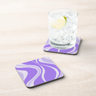 Dessous-de-verre Purple Waves Square Coaster