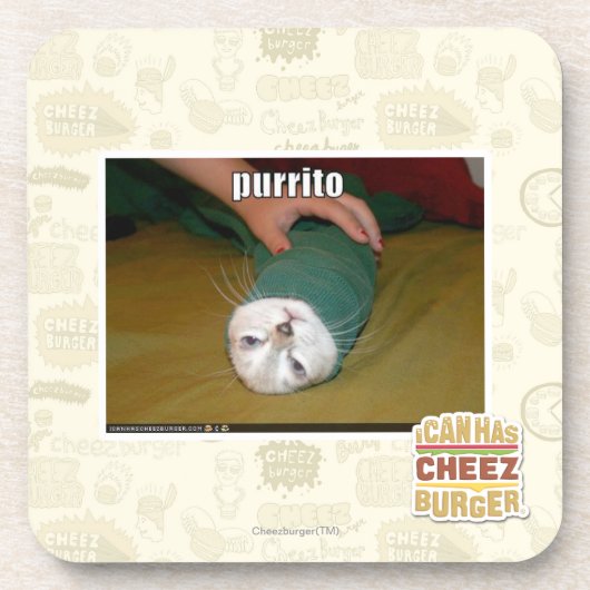 Dessous-de-verre purrito (Devant)