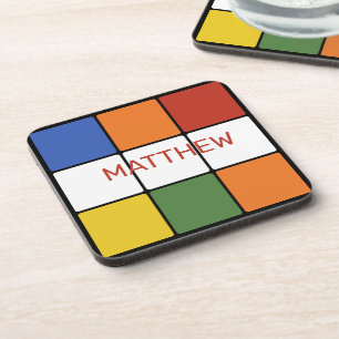 Dessous-de-verre Puzzle Cube Jouet 1980 Personnalisé