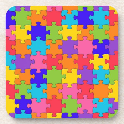 Dessous-de-verre Puzzle Puzzle Puzzle Puzzle (Devant)