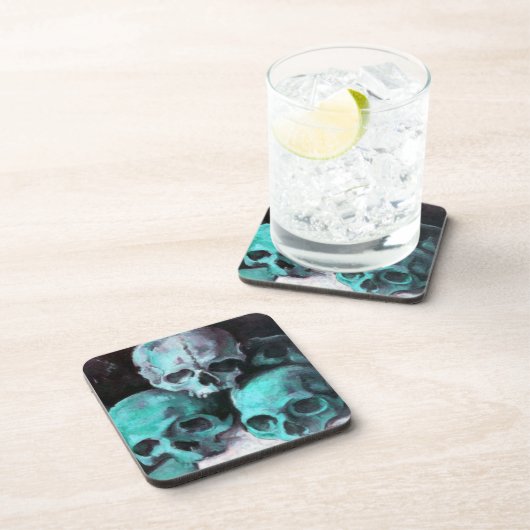 Dessous-de-verre Pyramide des crânes après Cézanne (Côté Droit)