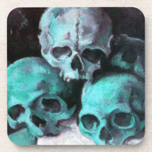 Dessous-de-verre Pyramide des crânes après Cézanne