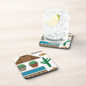 Dessous-de-verre pyramide mexicaine (Côté Droit)