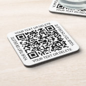 Dessous-de-verre QR Code Generator Modern Business Promotional (Côté gauche)
