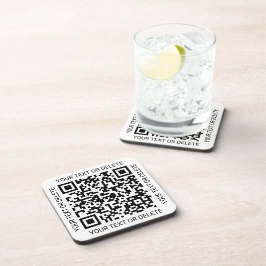 Dessous-de-verre QR Code Generator Modern Business Promotional (Côté Droit)