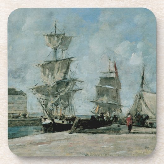 Dessous-de-verre Quai à Honfleur (Devant)