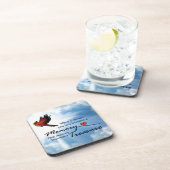 Dessous-de-verre Quand quelqu'un que vous aimez, cardinal (Côté Droit)