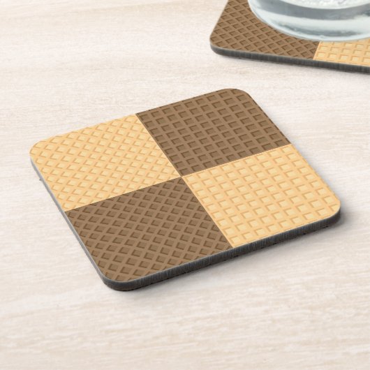 Dessous-de-verre Quatre gaufrettes (Côté gauche)