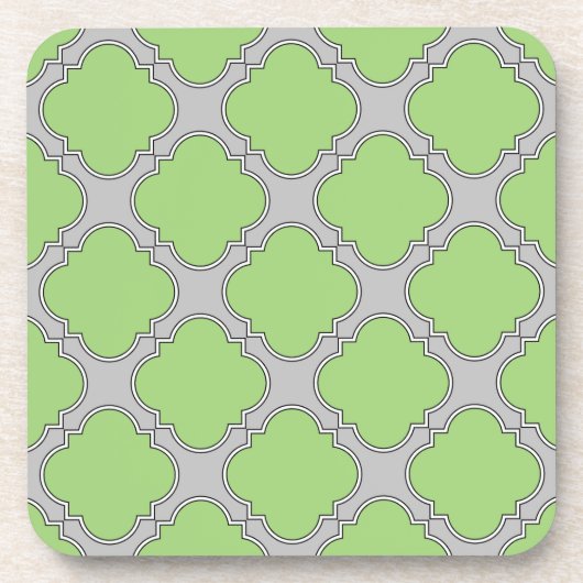 Dessous-de-verre Quatrefoil vert (Devant)