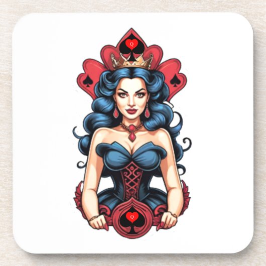 Dessous-de-verre Queen of Spades Thunder_Cove (Devant)