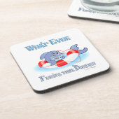 Dessous-de-verre Quel Que Soit Ce Qui Flotte Votre Dauphin (Côté gauche)