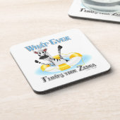 Dessous-de-verre Quelque chose de drôle flotte votre Zebra (Côté gauche)