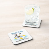 Dessous-de-verre Quelque chose de drôle flotte votre Zebra (Côté Droit)