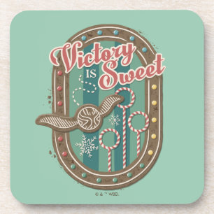 Dessous-de-verre QUIDDITCH™ Victory est Sweet Holiday Cookie Graphi