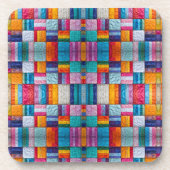 Dessous-de-verre Quilt communautaire d'unité et de diversité (Devant)