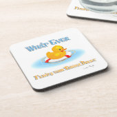 Dessous-de-verre Quoi Que Flotte Votre Caoutchouc (Côté gauche)