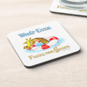 Dessous-de-verre Quoi que Flotte votre Giraffe 2 (Côté gauche)