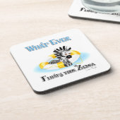 Dessous-de-verre Quoi qu'il flotte votre Zebra 3 (Côté gauche)