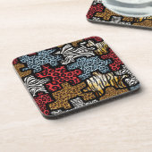 Dessous-de-verre RAB Rockabilly Animal (Côté gauche)