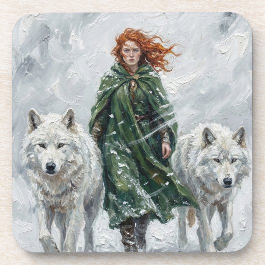 Dessous-de-verre Radiant Peace Dove Lantern Imbolc Snowdrops Art (Devant)