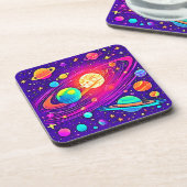 Dessous-de-verre Rainbow Galaxy : Cartoon Fun (Côté gauche)