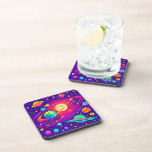 Dessous-de-verre Rainbow Galaxy : Cartoon Fun (Côté Droit)