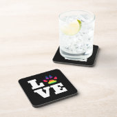 Dessous-de-verre Rainbow paw (Côté Droit)