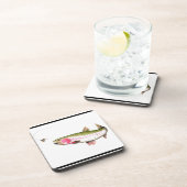 Dessous-de-verre Rainbow Trout Fly (Côté Droit)