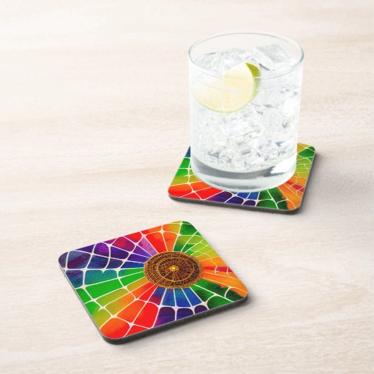 Dessous-de-verre Rainbow Web (Côté Droit)