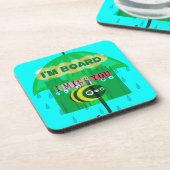 Dessous-de-verre Rainy Day Fun : A Bee's Perspective. "Je suis à bo (Côté gauche)