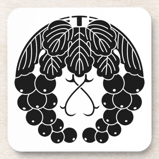 Dessous-de-verre raisin pendu (Devant)