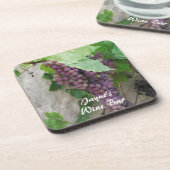 Dessous-de-verre Raisins pourpres sur la vigne (Côté gauche)