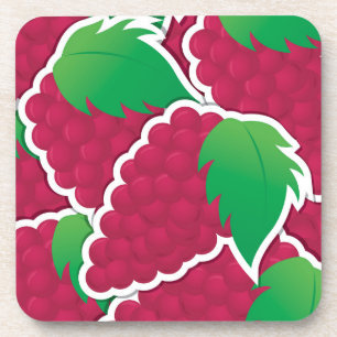 Dessous-de-verre Raisins rouges funky