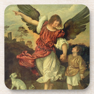 Dessous-de-verre Raphael et Tobias, 1507-8 (huile sur le panneau)