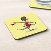 Dessous-de-verre Raptor Habillé En Garde Britannique. (Côté gauche)