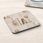 Dessous-de-verre rasage moyen (Côté gauche)